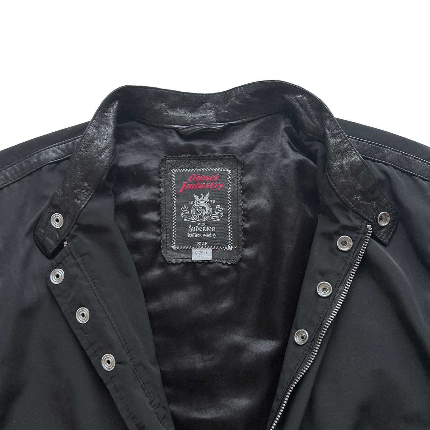 Diesel, Leather Patch Moto Jacket