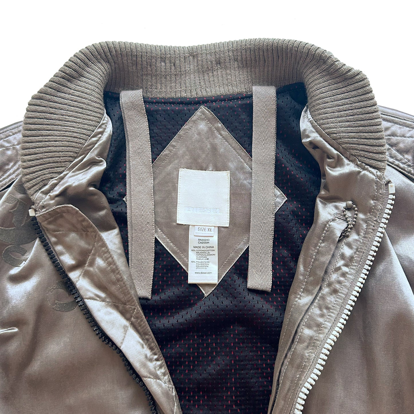 Diesel, Satin Crest Bomber Jacket