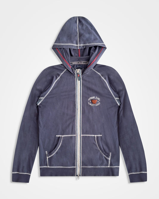 Armani Jeans, Slim Fit Cover Stitch Hoodie