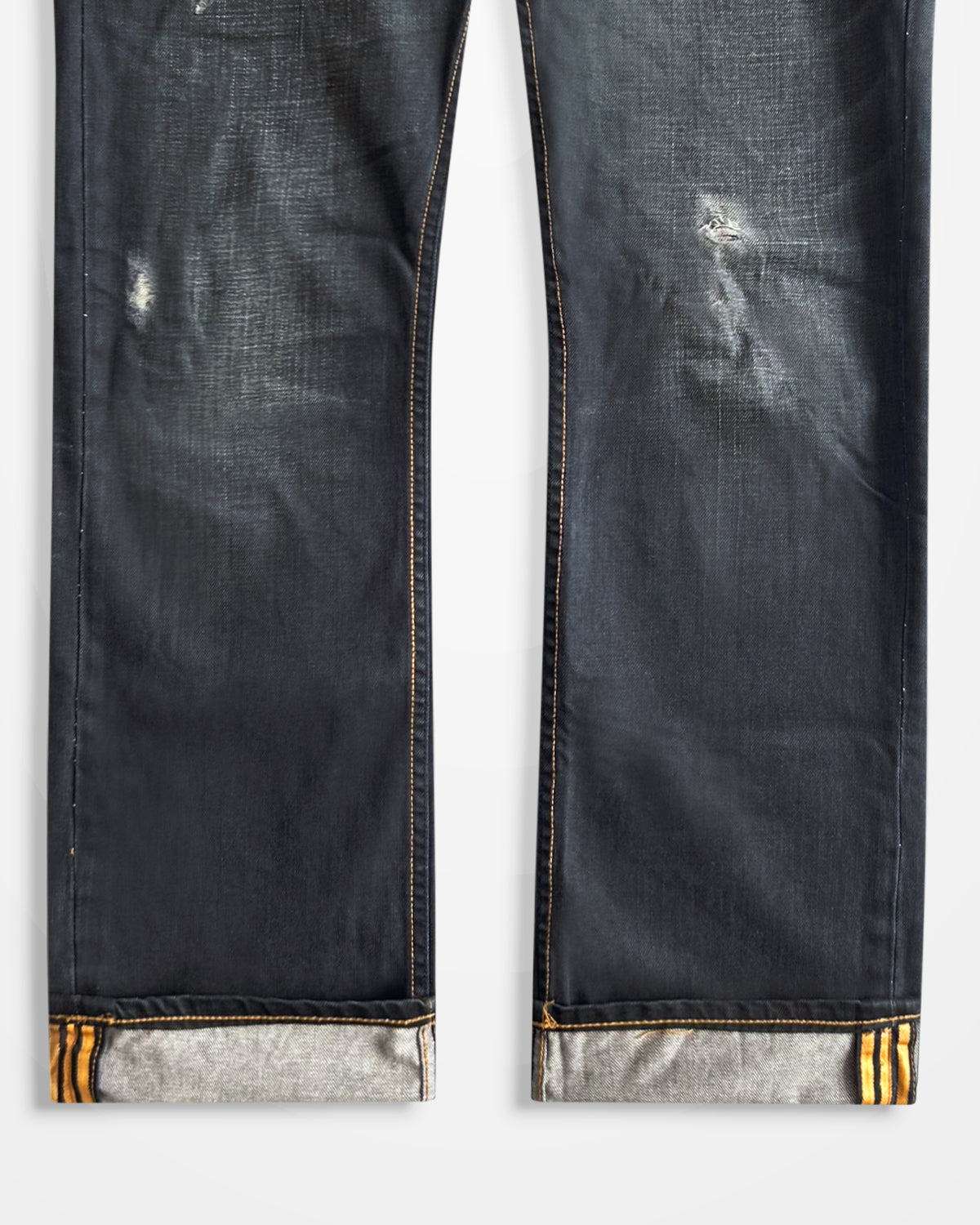 Diesel x Adidas, SS08 Deep Indigo Washed Adi-Viker Jeans