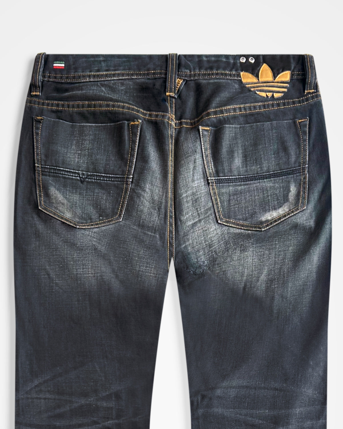 Diesel x Adidas, SS08 Deep Indigo Washed Adi-Viker Jeans