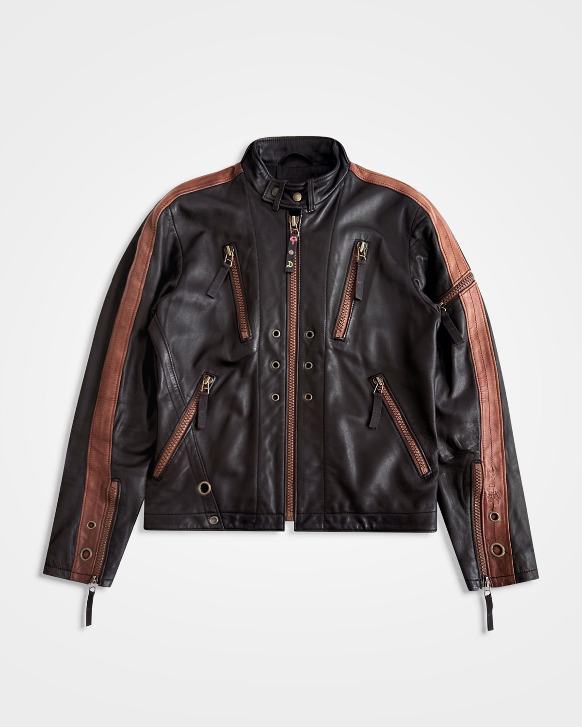 Diesel, 2000's Quad-Zip Leather Moto Jacket