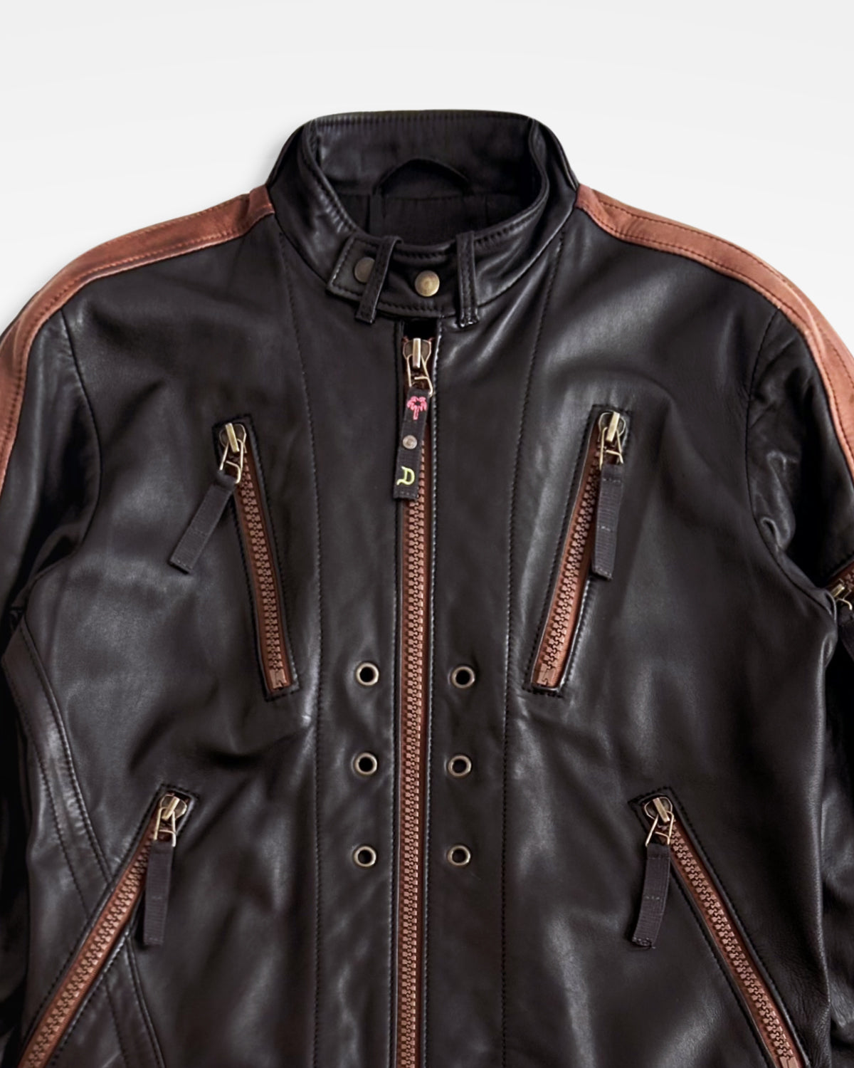 Diesel, 2000's Quad-Zip Leather Moto Jacket