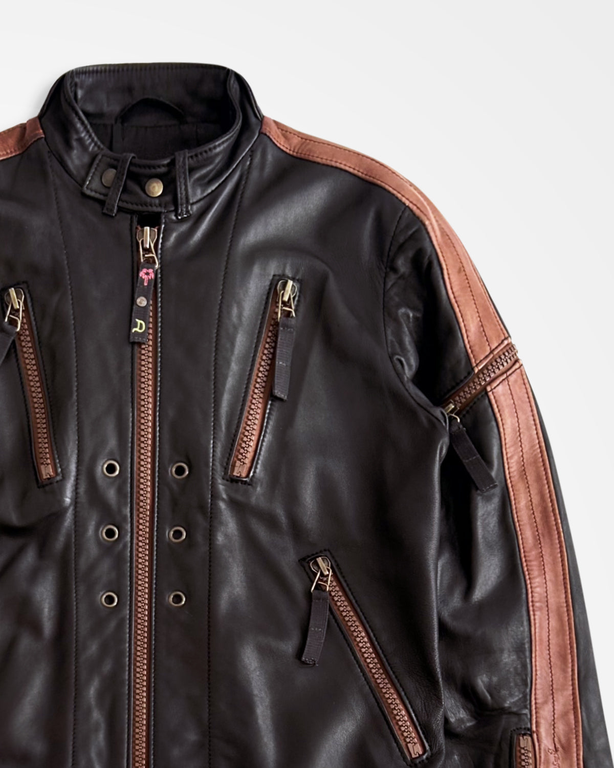 Diesel, 2000's Quad-Zip Leather Moto Jacket
