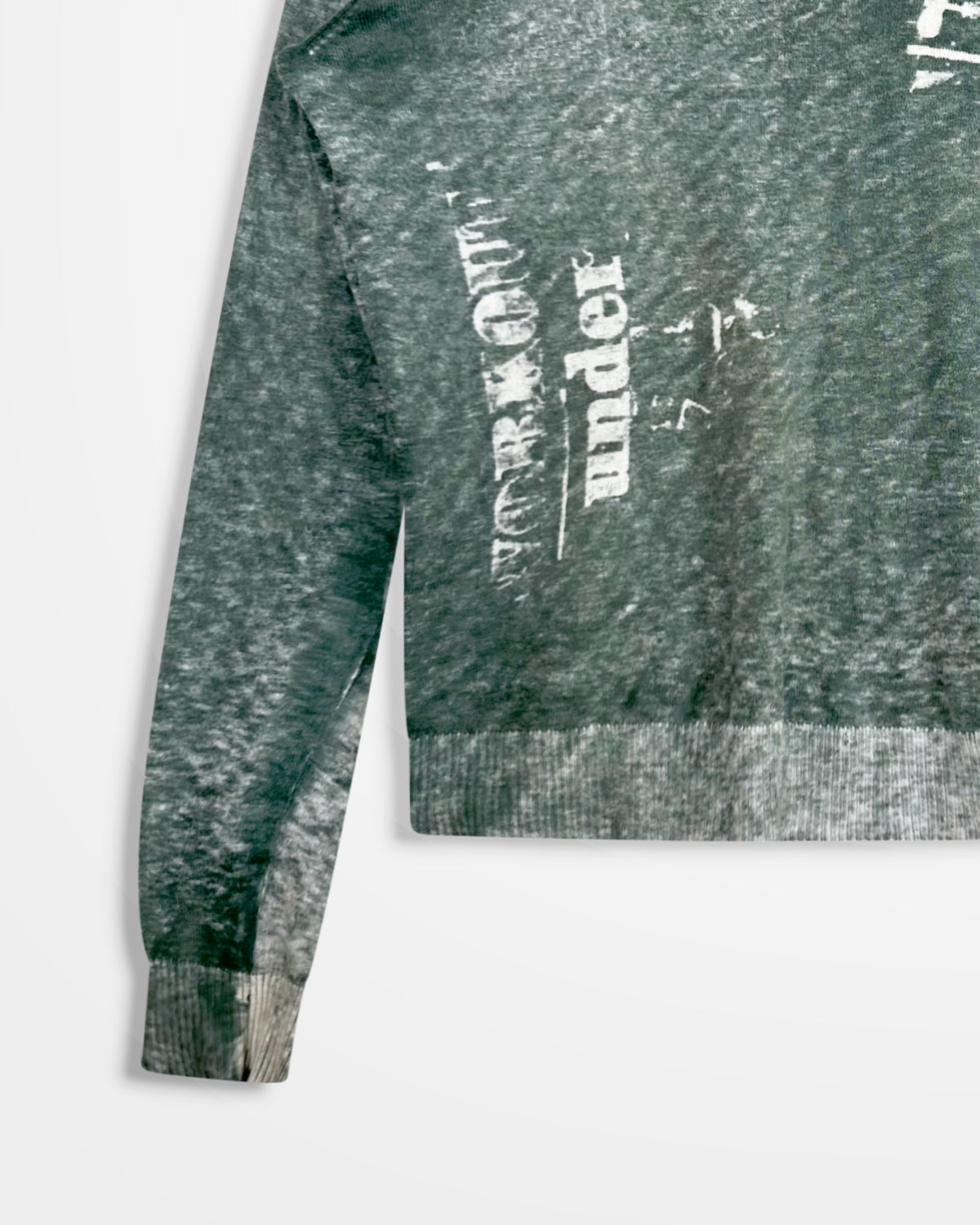 Diesel, Backspray Washed Logo Knit