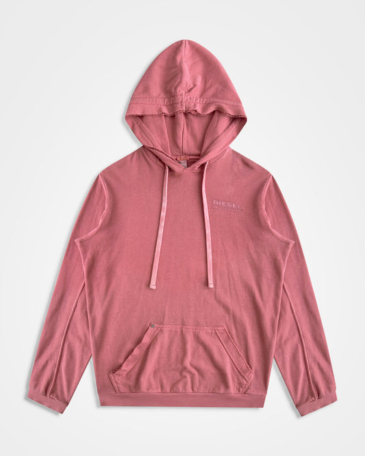 Diesel, Washed Raw Hem Hoodie