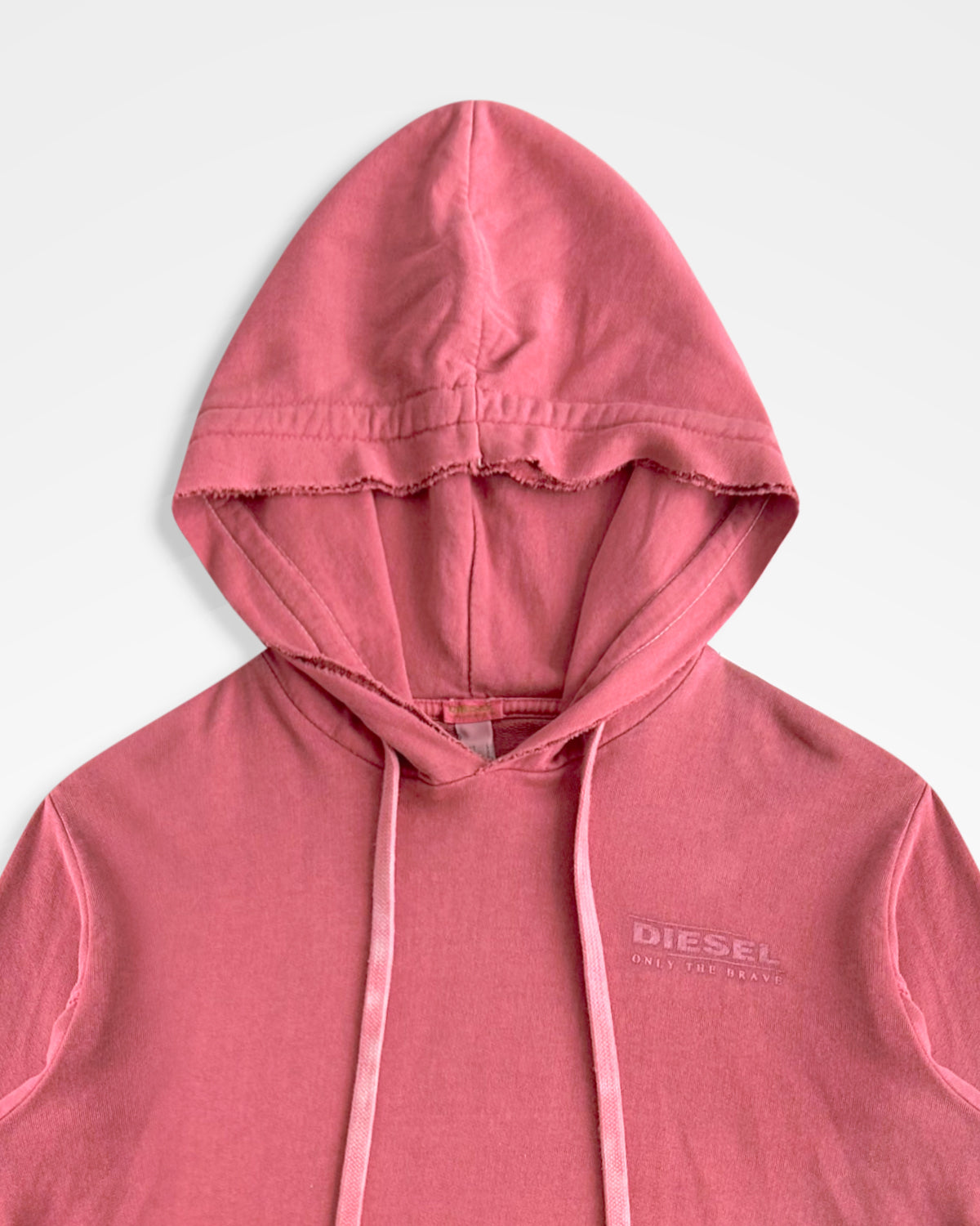 Diesel, Washed Raw Hem Hoodie