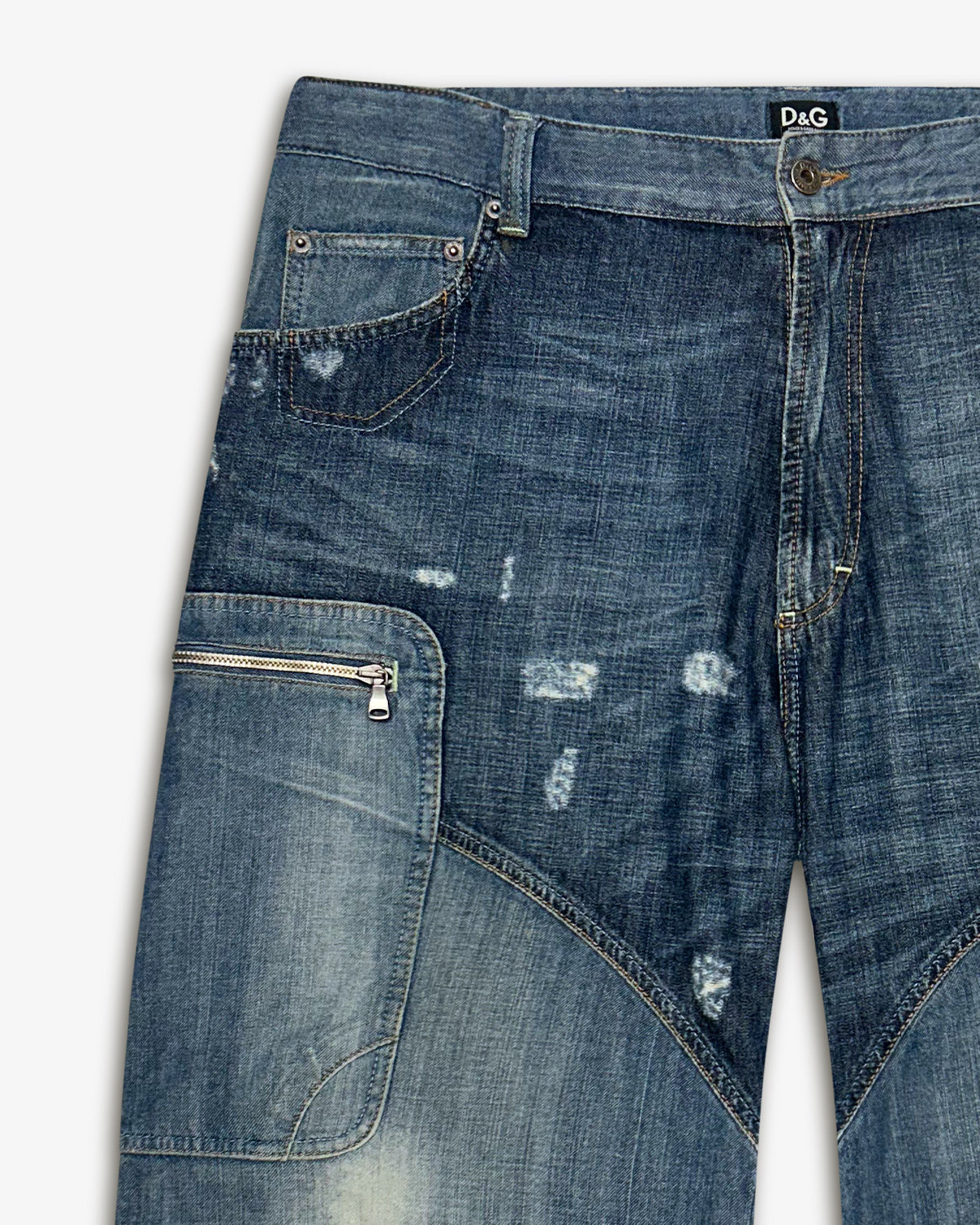 Dolce & Gabbana, 2000's Distressed Cargo Shorts