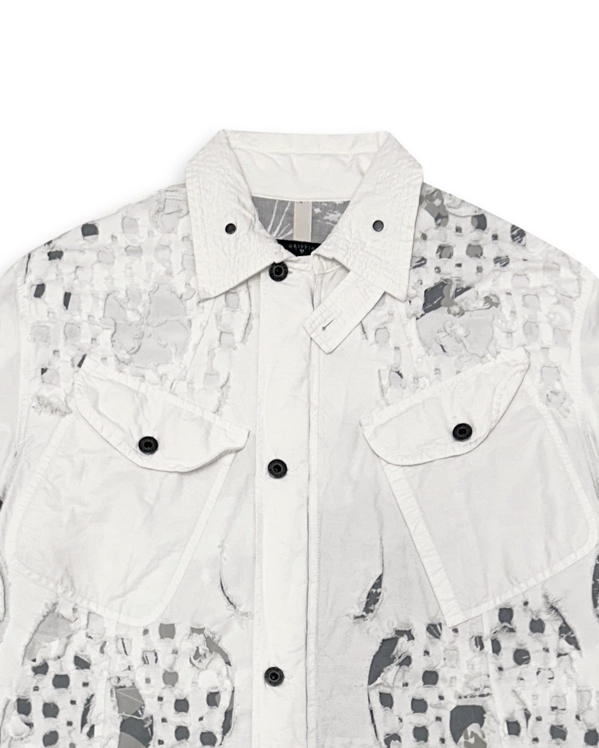 Griffin, Blade Cut Layered Camo Field Jacket