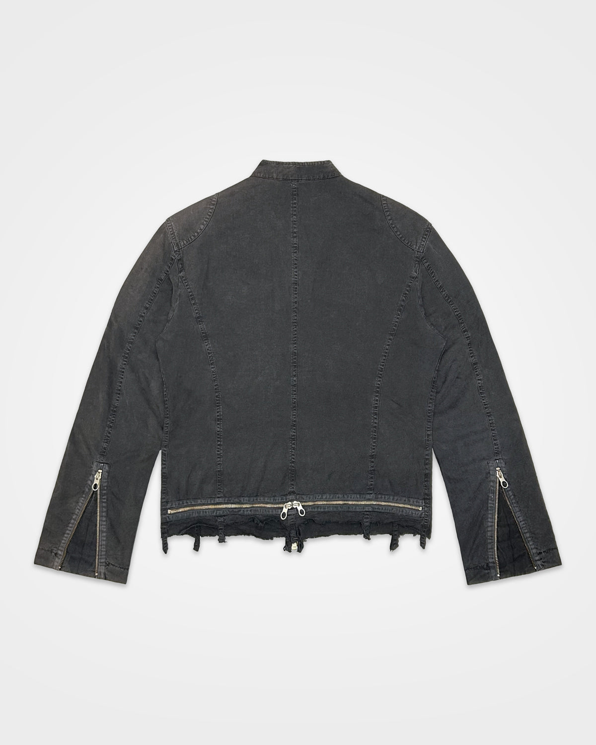 Griffin, Triple Zip Distressed Moto Jacket