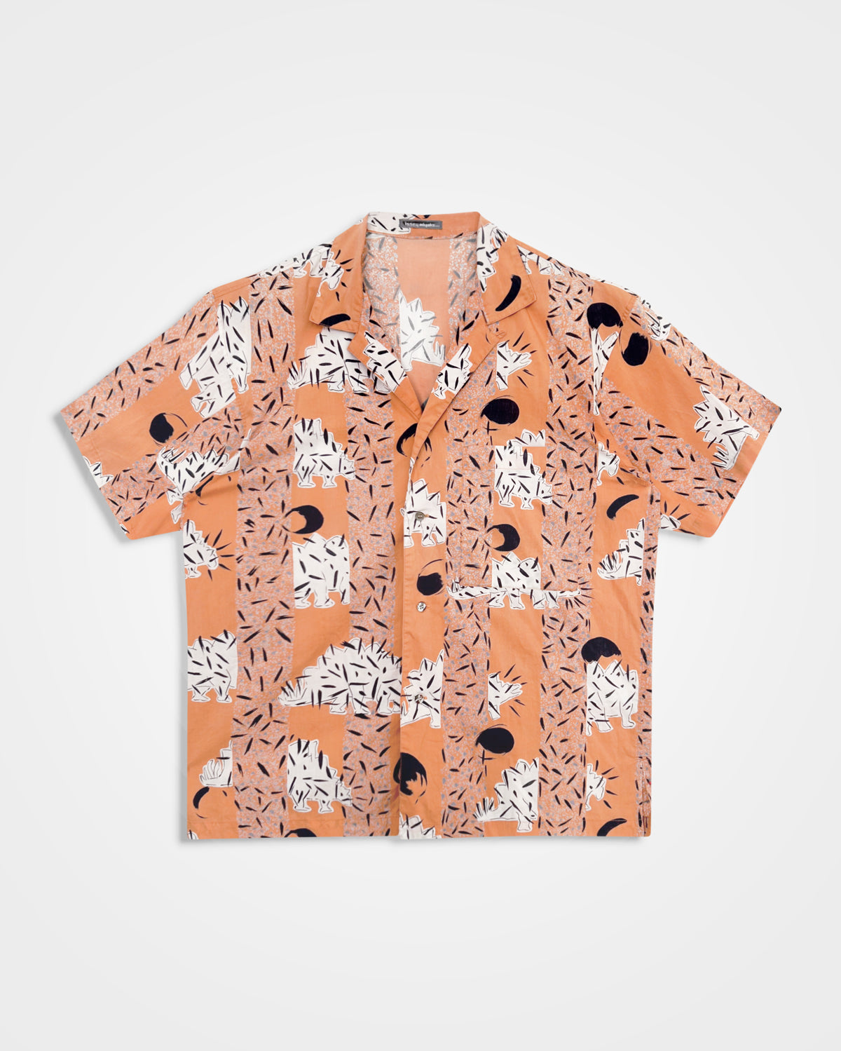 Issey Miyake Men, SS86 Stegosaurus Camp Collar Shirt