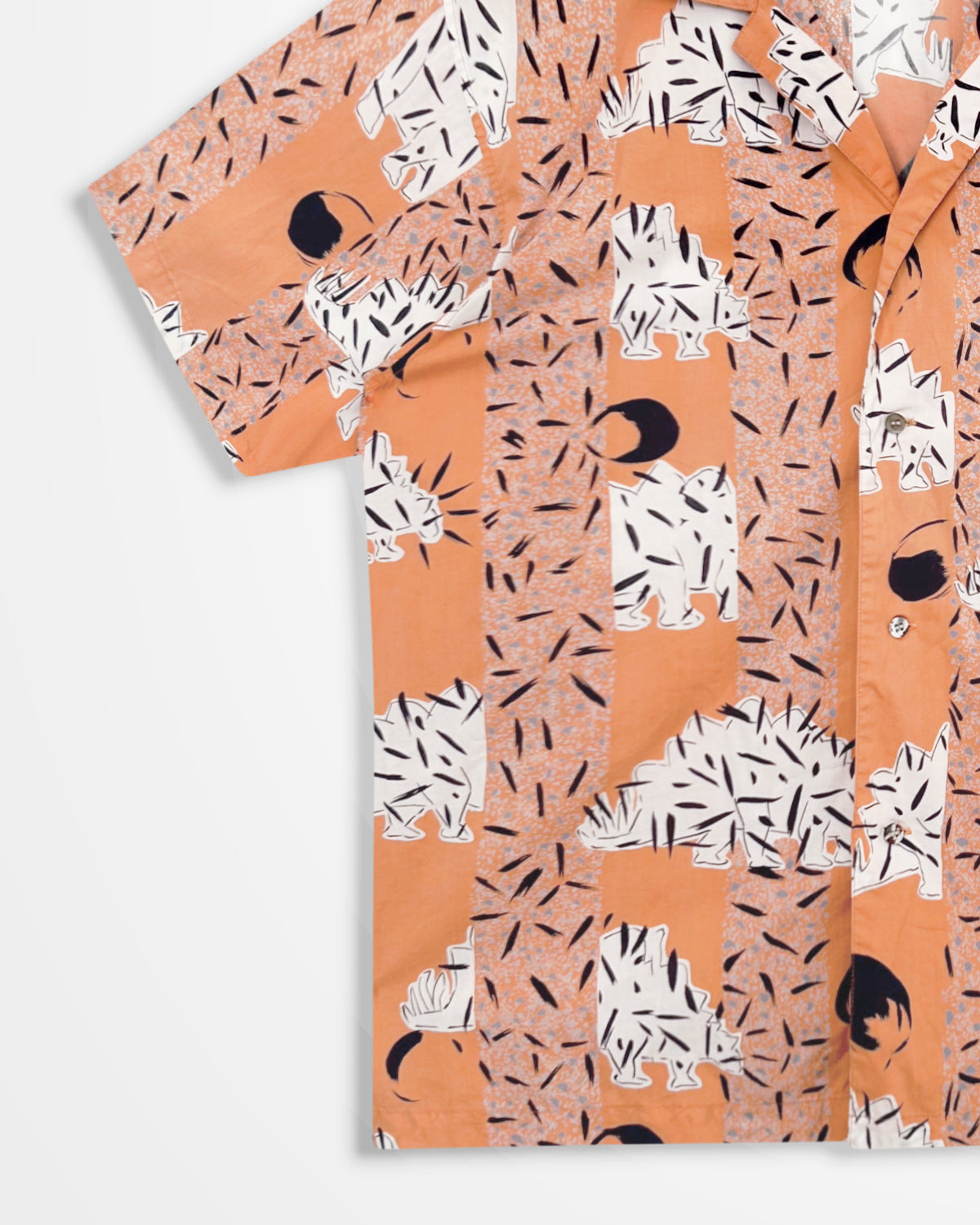 Issey Miyake Men, SS86 Stegosaurus Camp Collar Shirt