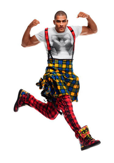 Jeremy Scott x Adidas, SS13 Tartan Instinct Hi