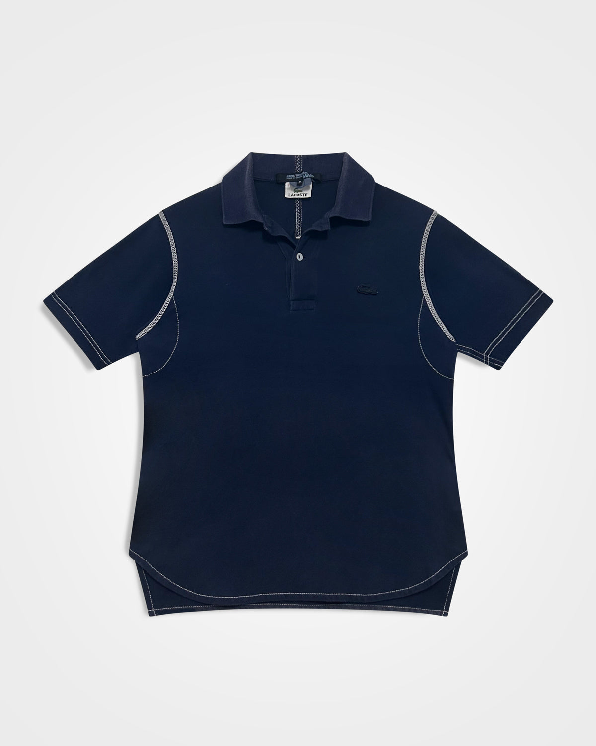 Junya Watanabe x Lacoste, SS08 Reconstructed Contrast Stitch Polo