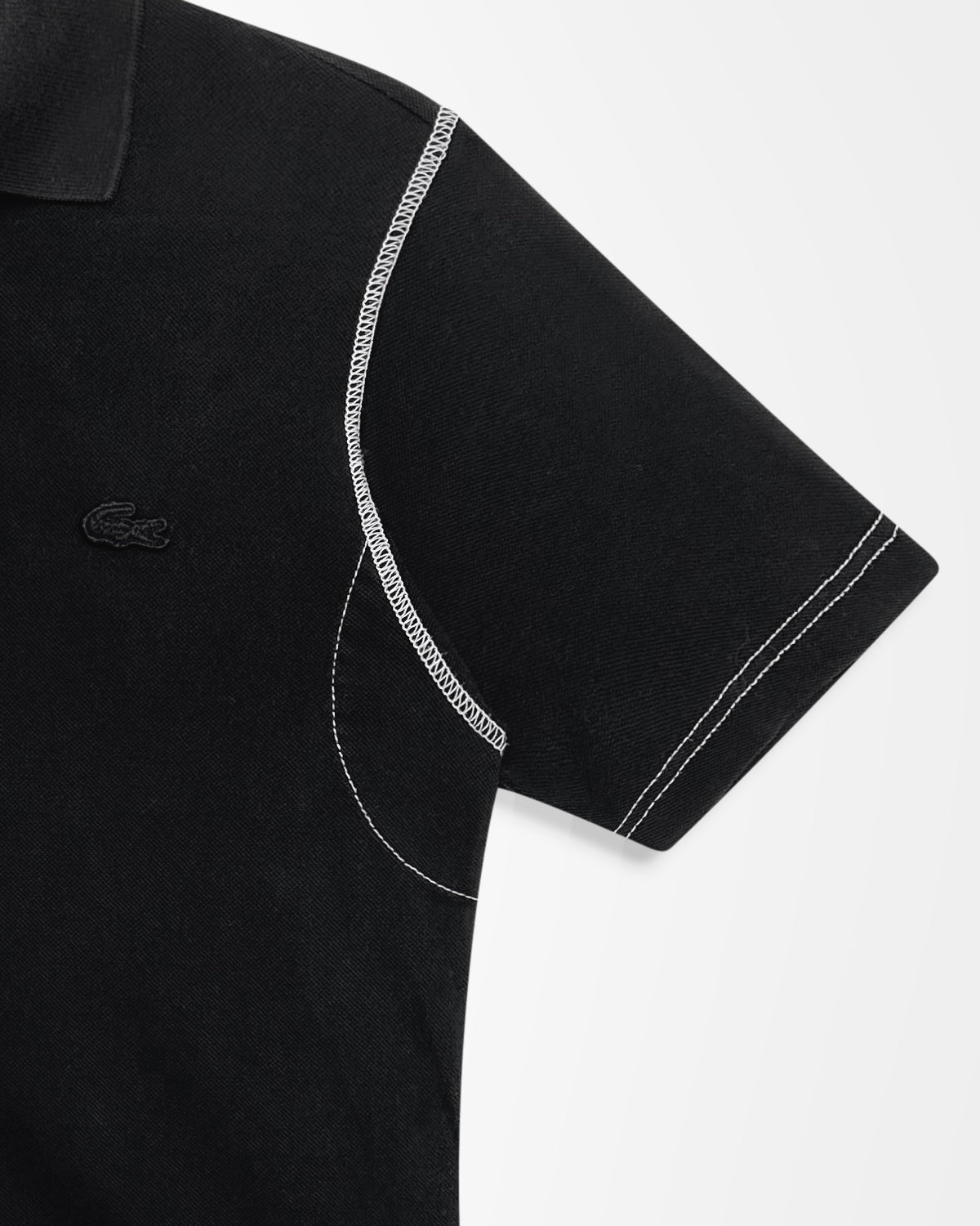 Junya Watanabe x Lacoste, SS08 Reconstructed Contrast Stitch Polo