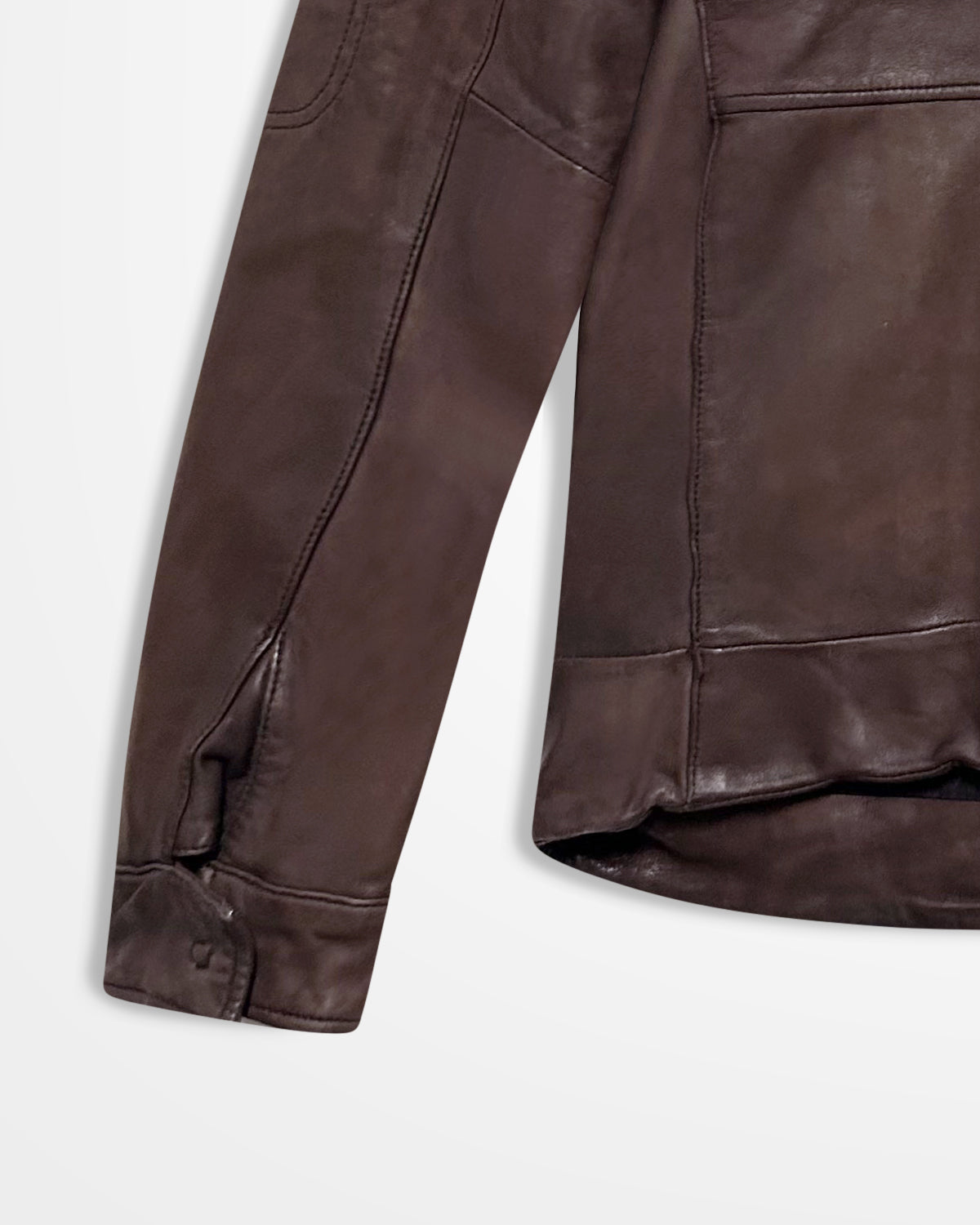 Katharine Hamnett, 9 Pocket Leather Moto Jacket