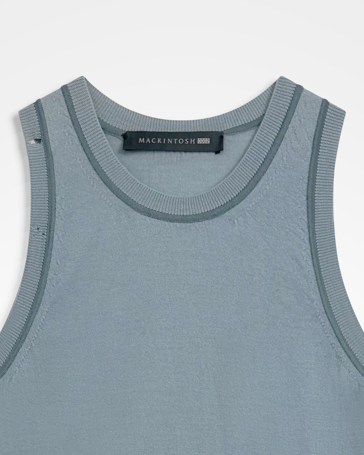 Kiko Kostadinov x Mackintosh, 0002 Contrast Stitch Vest