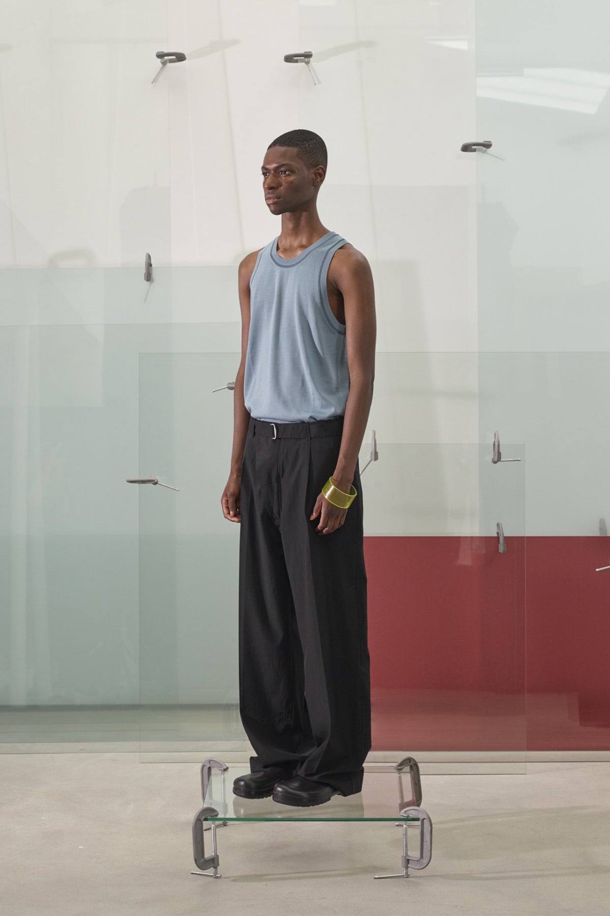 Kiko Kostadinov x Mackintosh, 0002 Contrast Stitch Vest