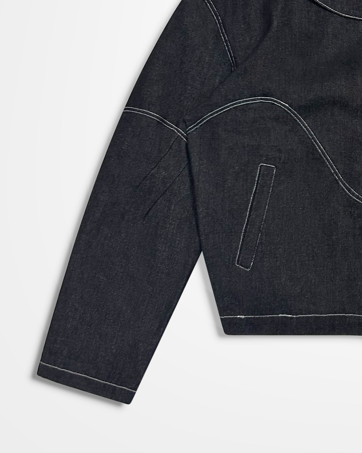 Lueder, SS25 Raw Denim Hooded Ranger Jacket