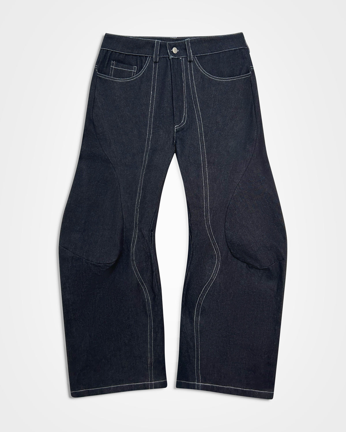 Lueder, SS25 Raw Denim Enginnered Flare