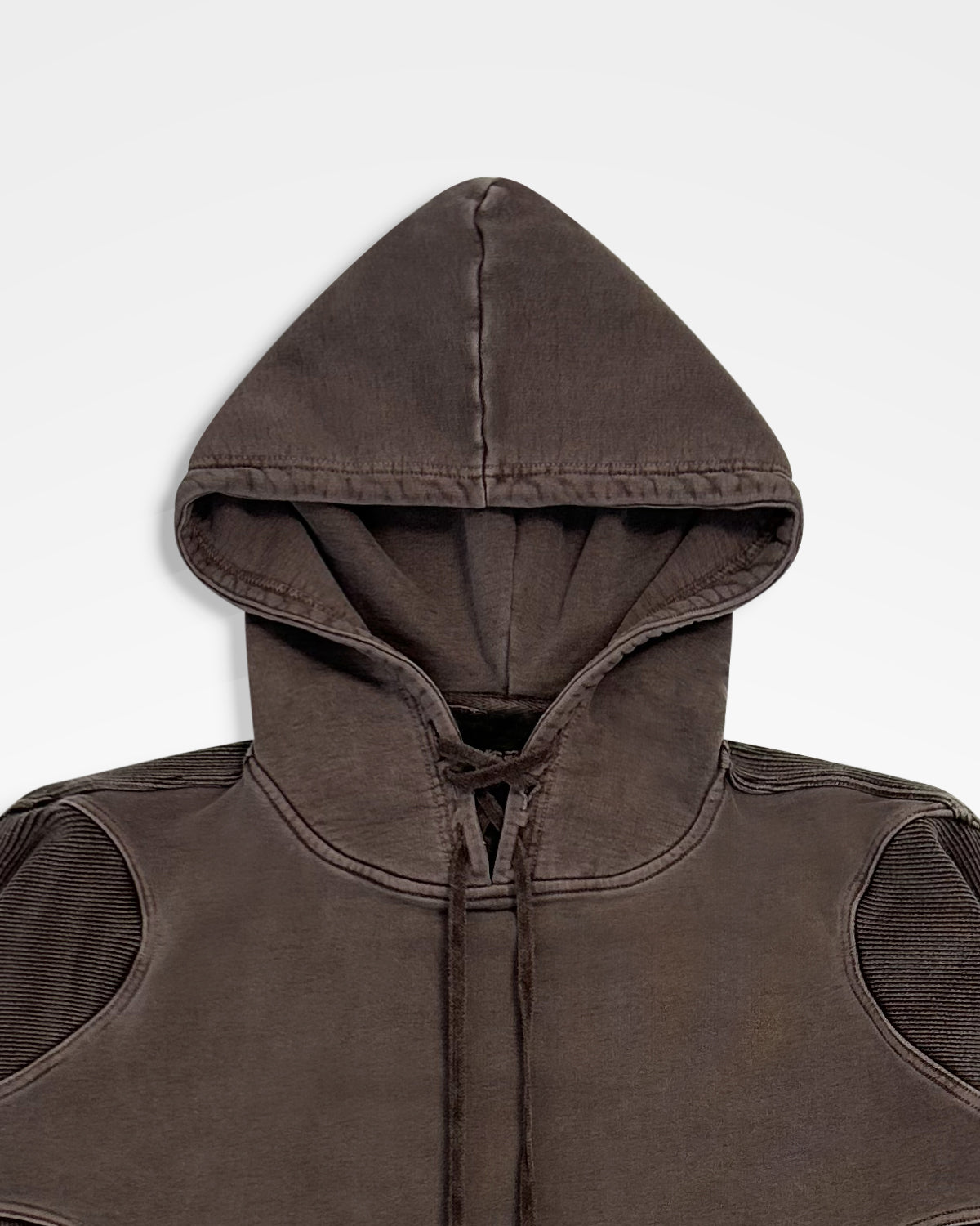 Lueder, SS25 Washed Brown Armour Hoodie