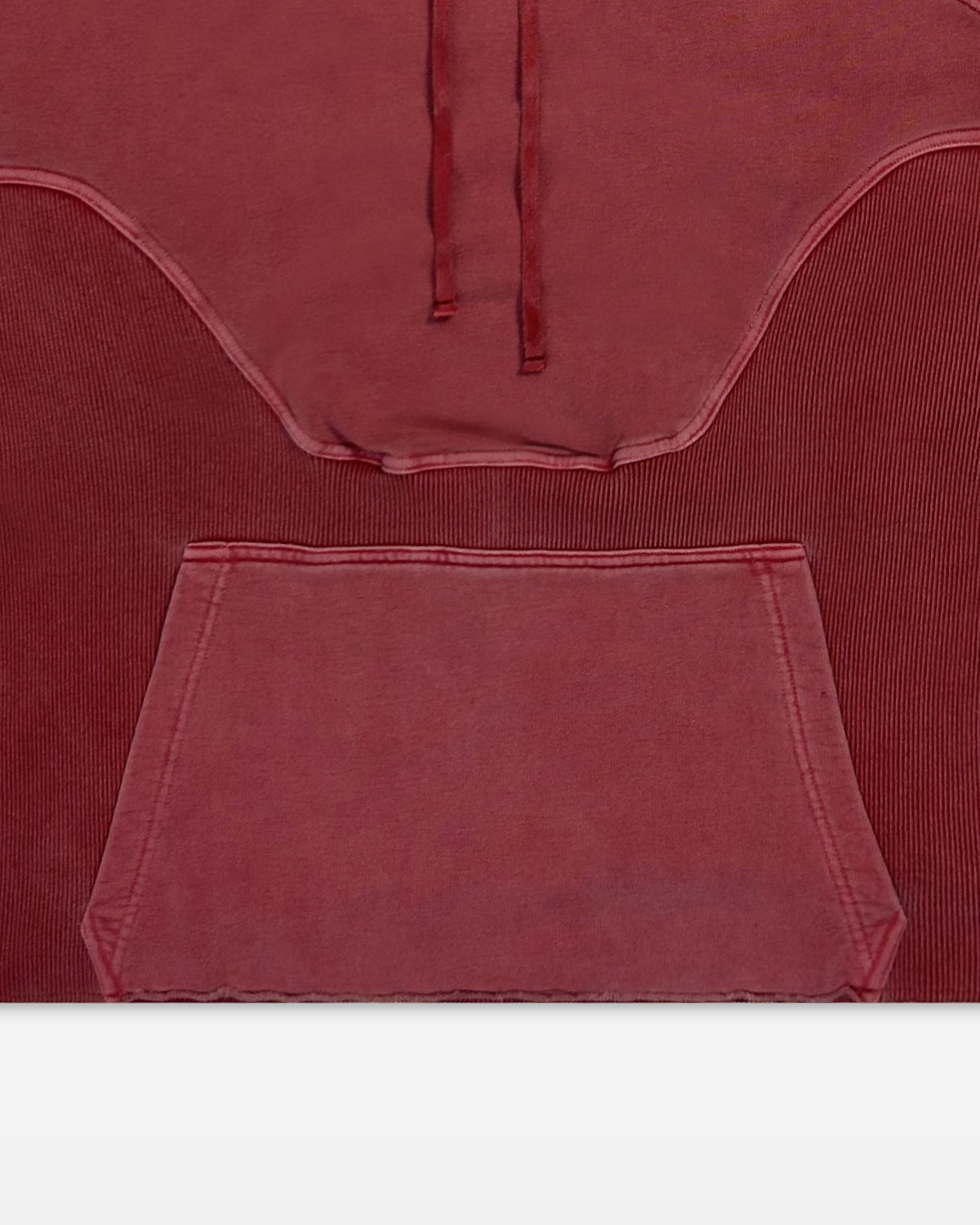 Lueder, SS25 Washed Red Armour Hoodie