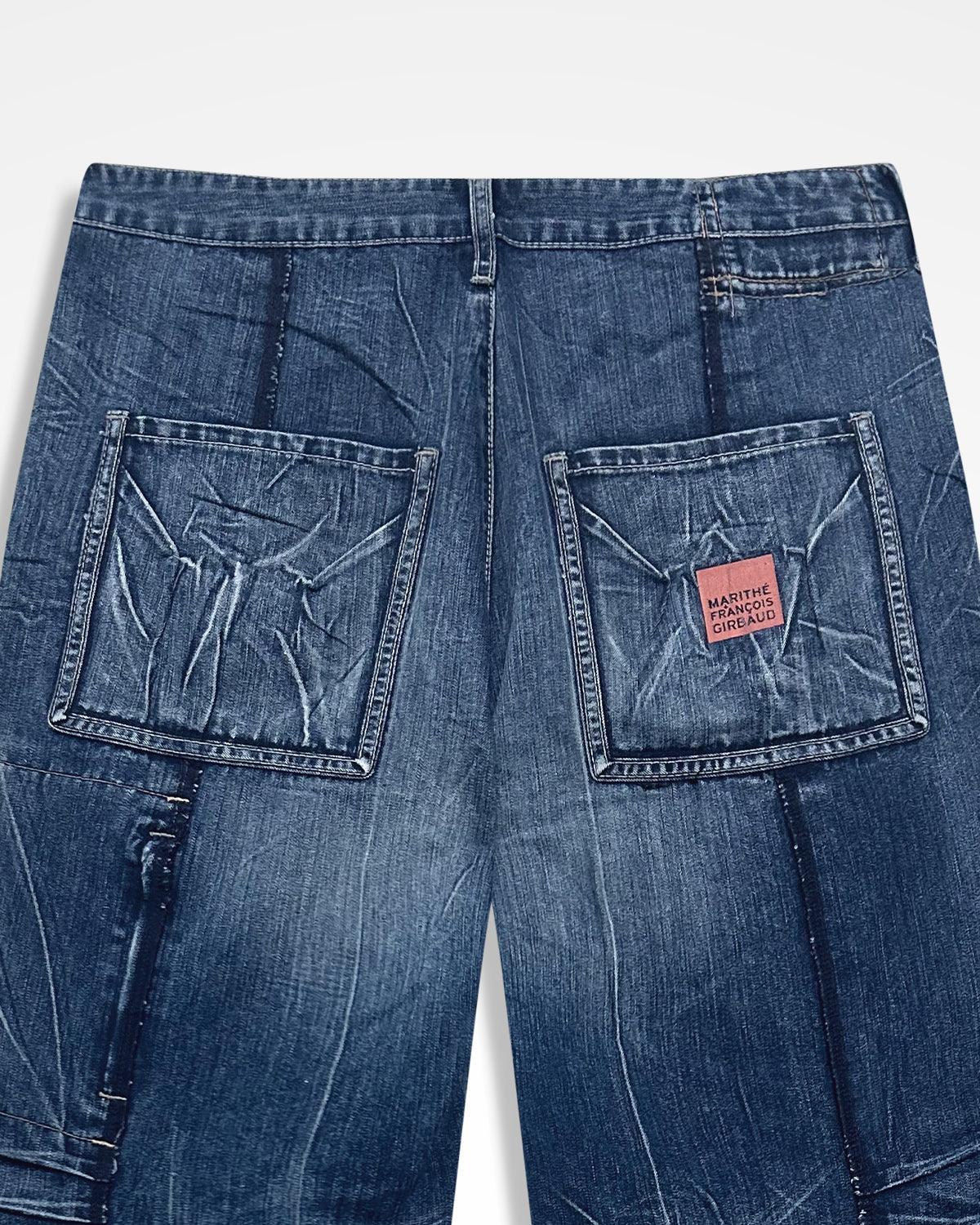 Marithe Francois Girbaud, Darted Knee Curved Jeans