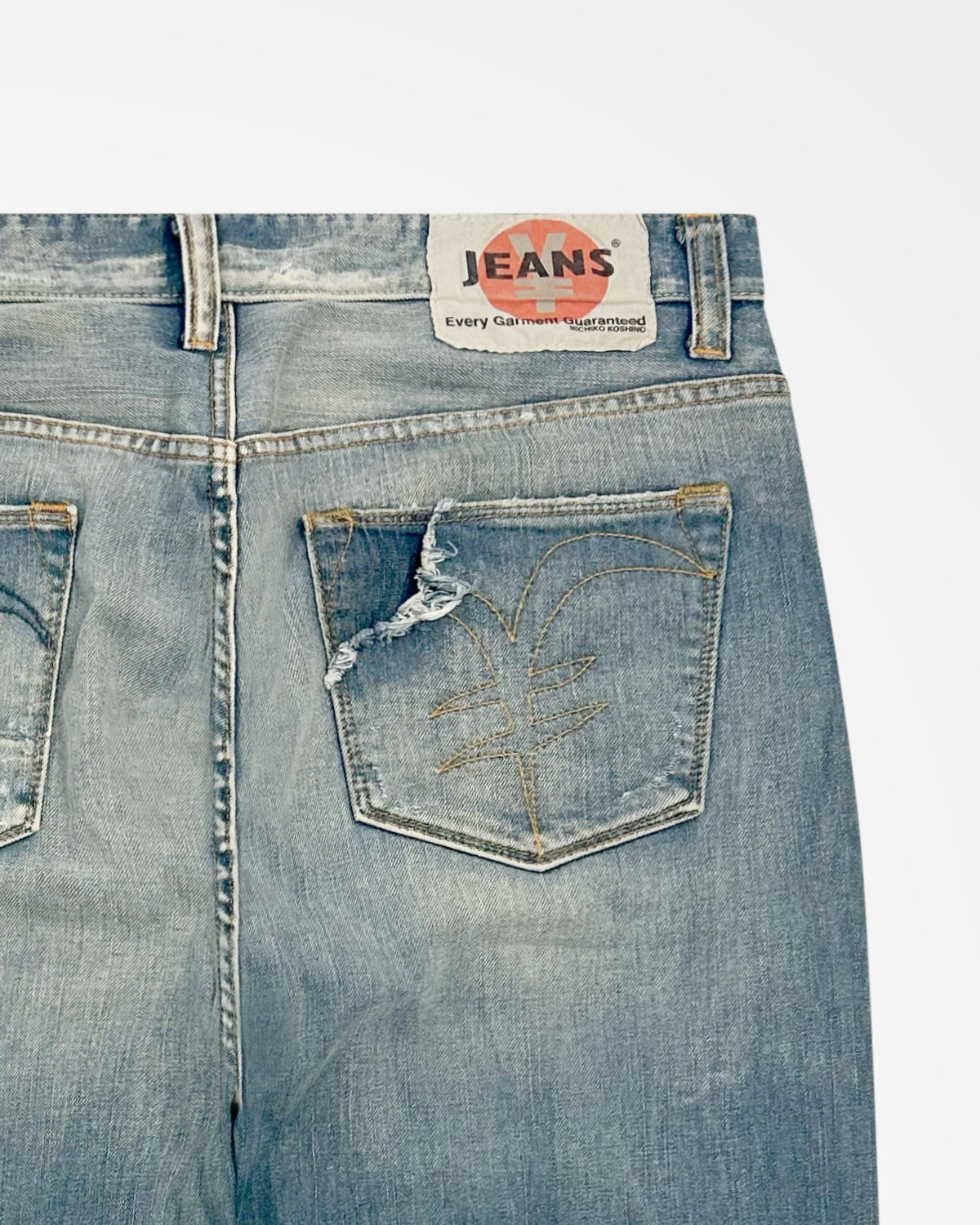 Michiko Koshino, Yen Jeans Frayed Pocket Jeans
