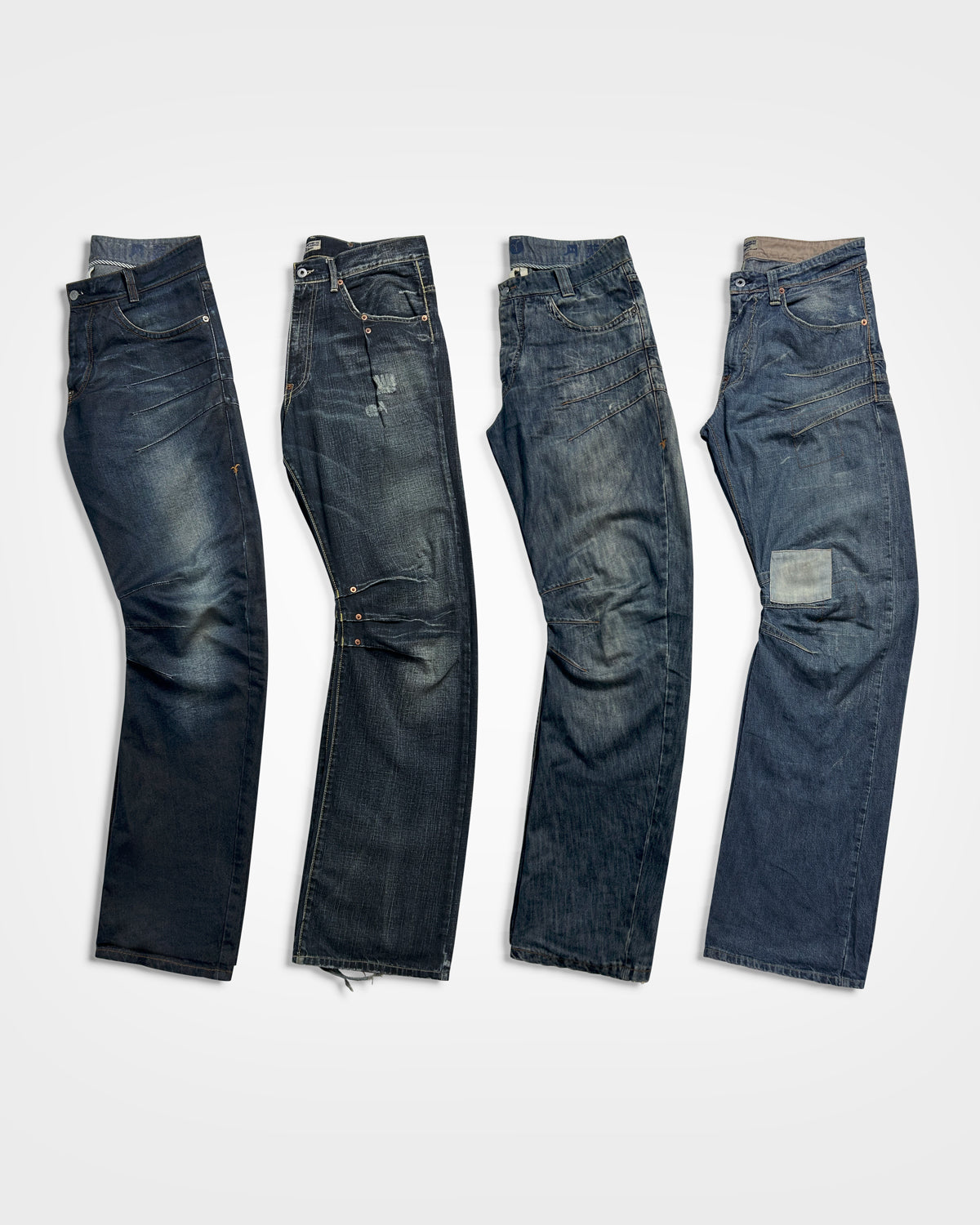 Michiko Koshino, Yen Jeans Multi-Dart Rivet Jeans