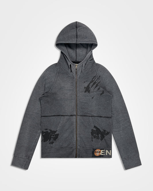 Michiko Koshino, Yen Jeans Splatter Mark Distressed Hoodie