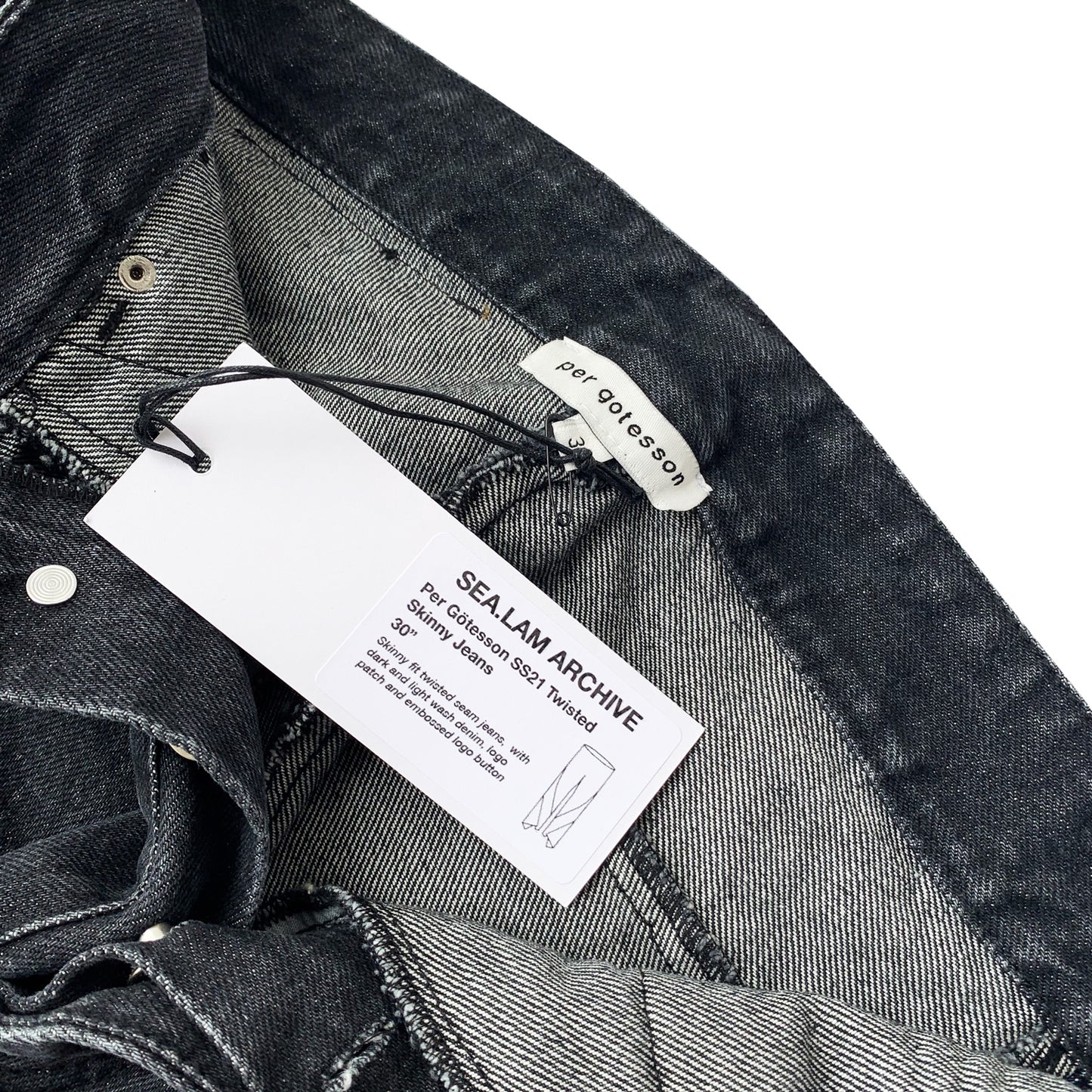 Per Gotesson, SS21 Twisted Skinny Jeans