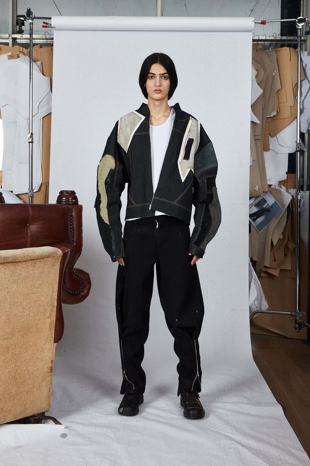 Per Gotesson, AW23 Pleated Zip Uniform Trousers