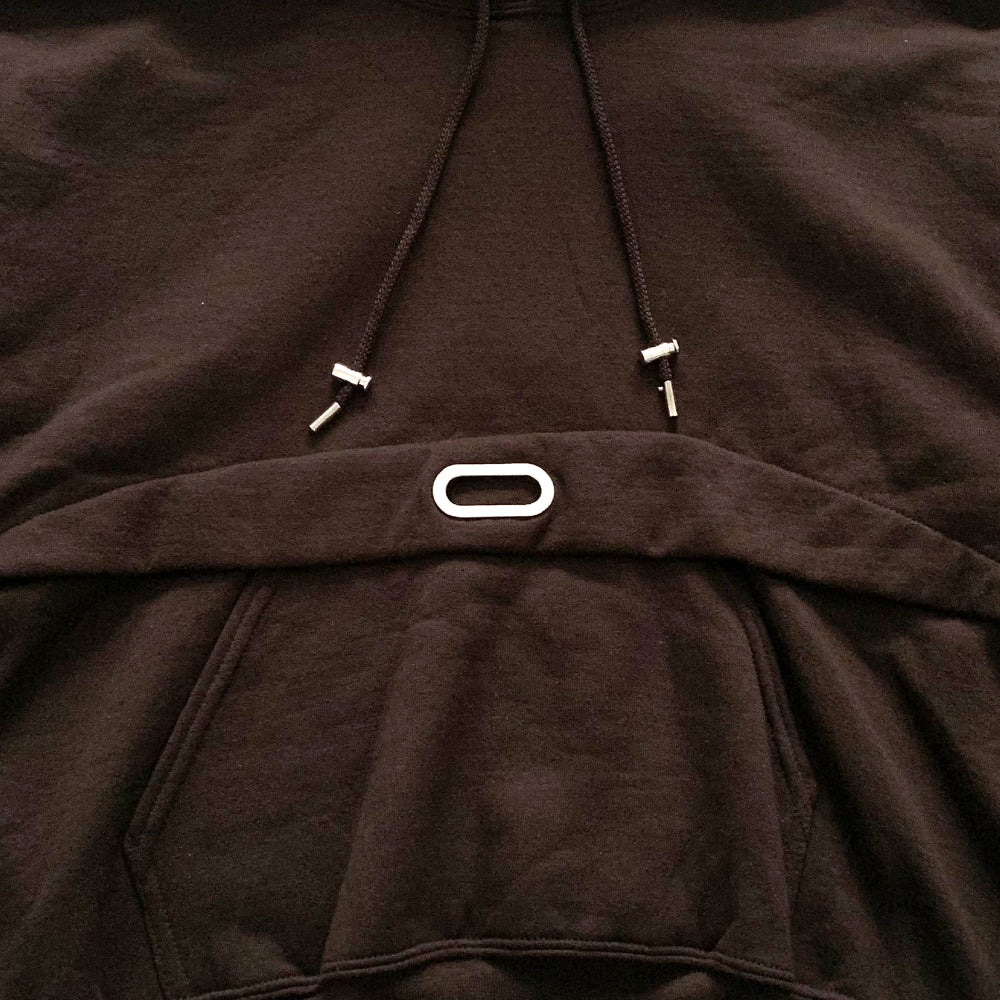 Collina Strada, AW17 Draped Grommet Hoodie