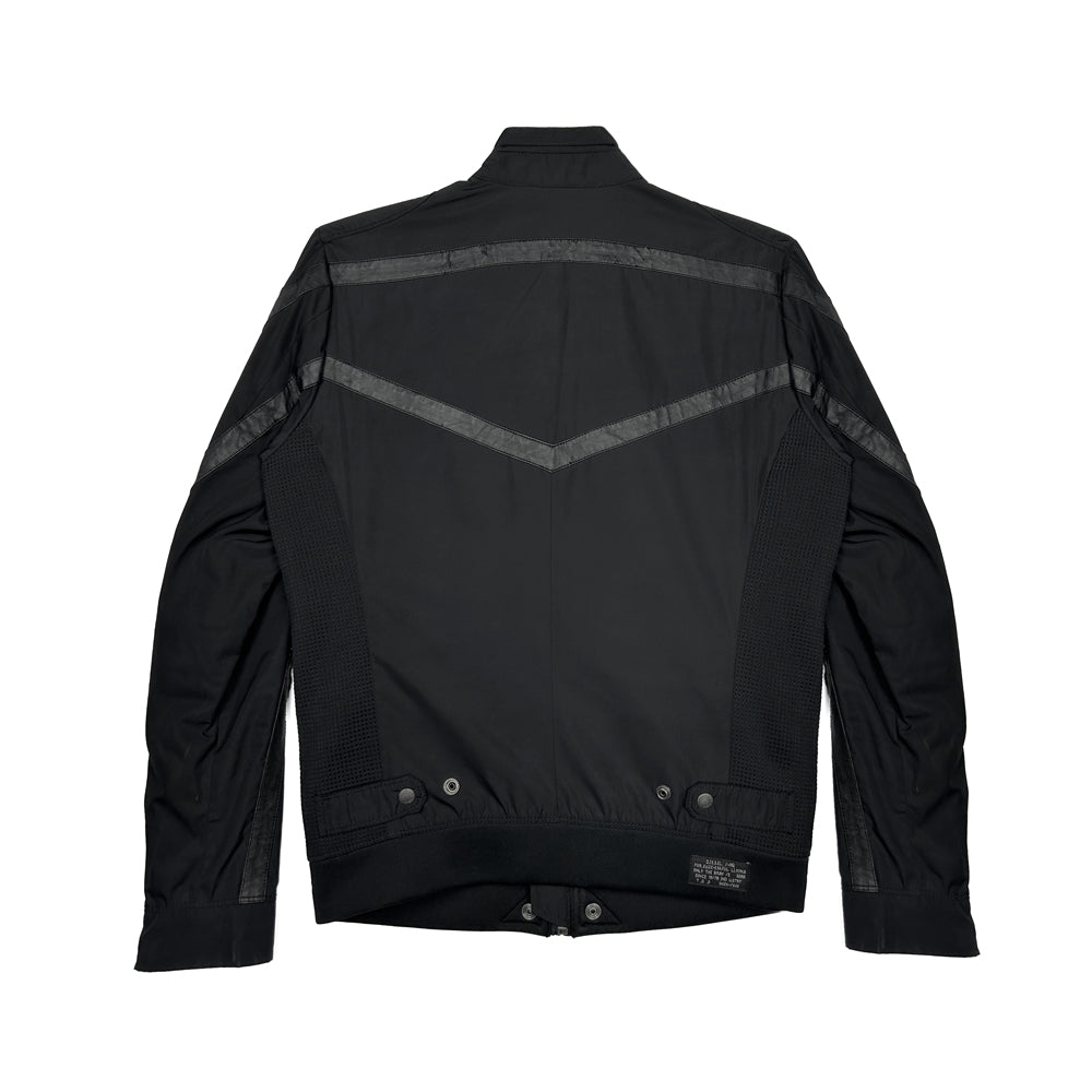 Diesel, Leather Strip Biker Jacket