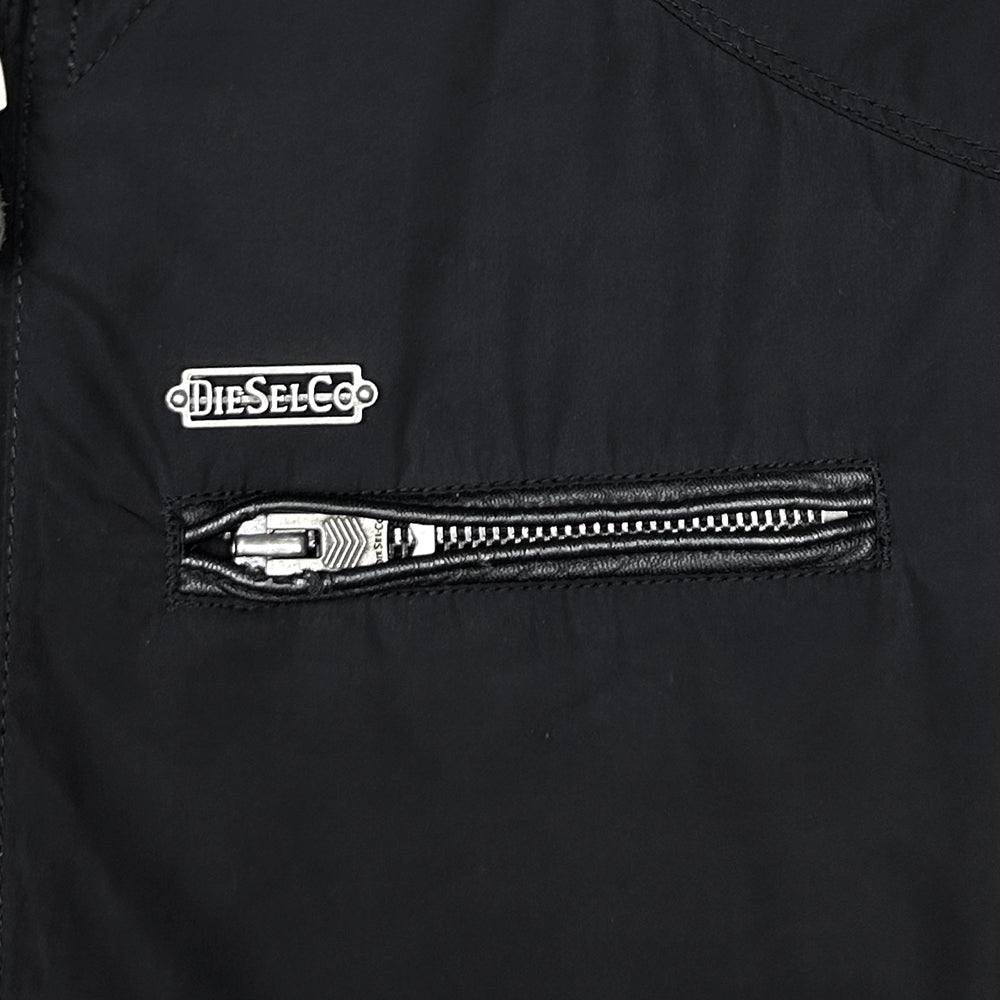 Diesel, Leather Strip Biker Jacket