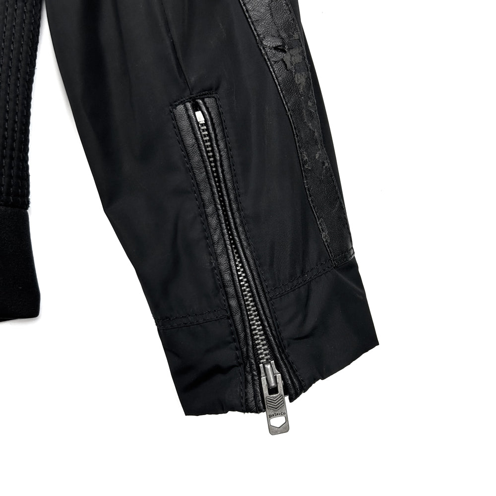 Diesel, Leather Strip Biker Jacket