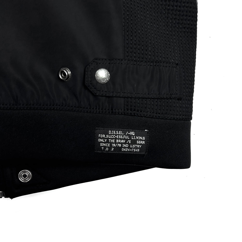 Diesel, Leather Strip Biker Jacket