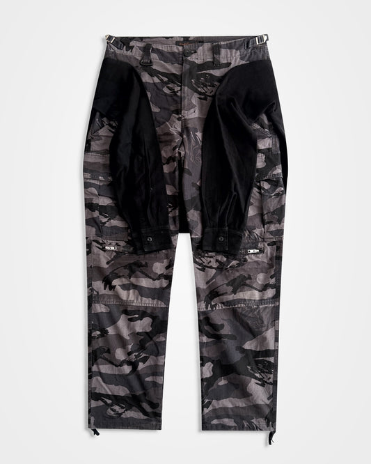 Undercover, AW03 'Bush Bin Laden' Shirt Wrap Cargo Trousers