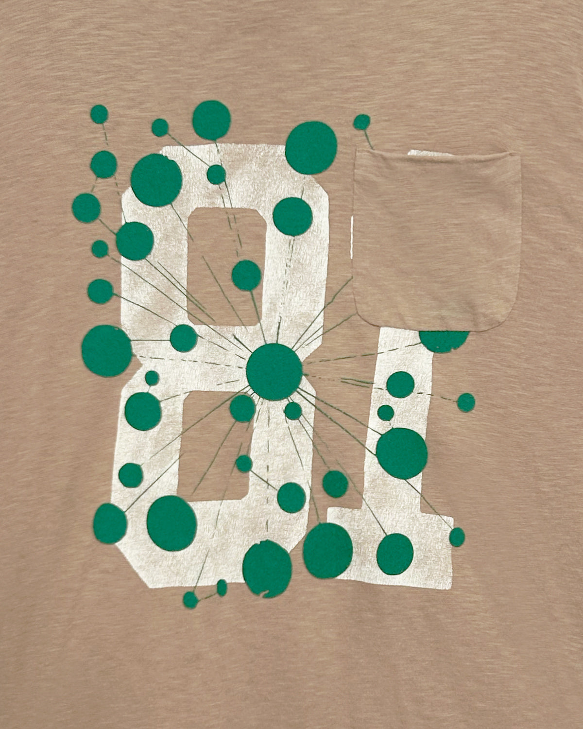 Undercover, AW11 Flocked Print Varsity Long-sleeve