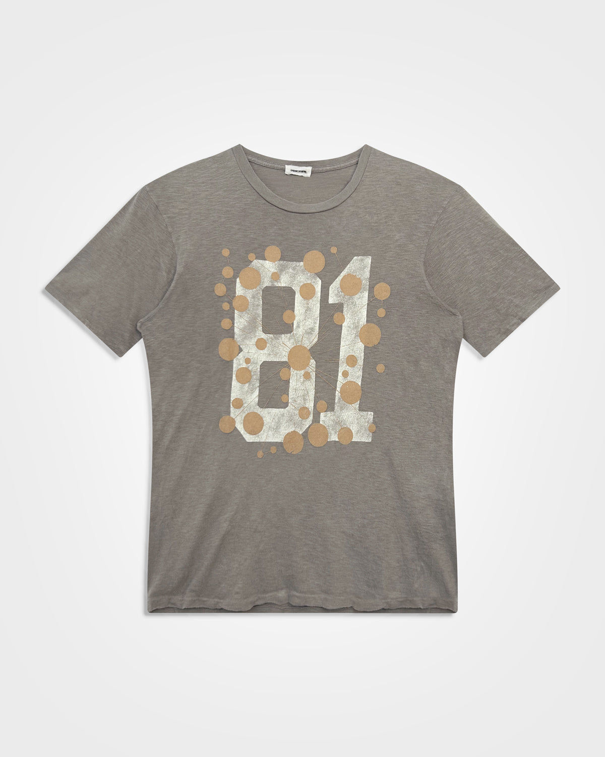 Undercover, AW11 Flocked Print Varsity T-Shirt