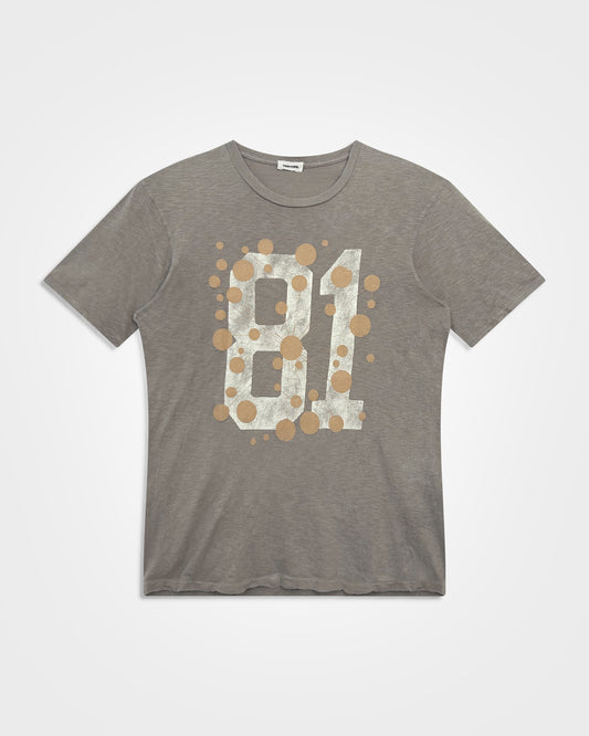 Undercover, AW11 Flocked Print Varsity T-Shirt