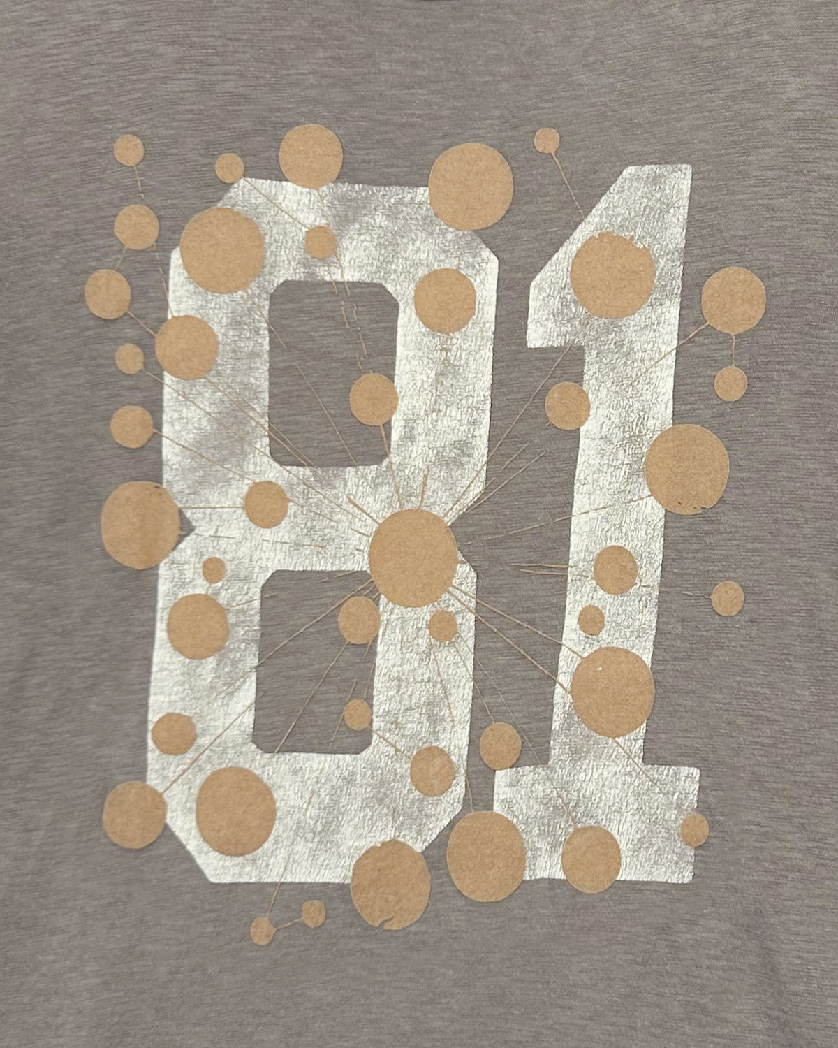 Undercover, AW11 Flocked Print Varsity T-Shirt