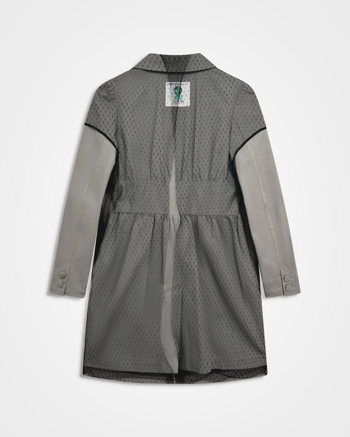 Undercover, SS02 Layered Tulle Double Breasted Trench Coat