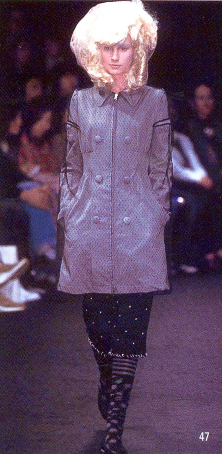 Undercover, SS02 Layered Tulle Double Breasted Trench Coat