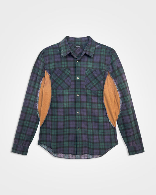 Undercover, SS05 Raw Cutout Check Shirt