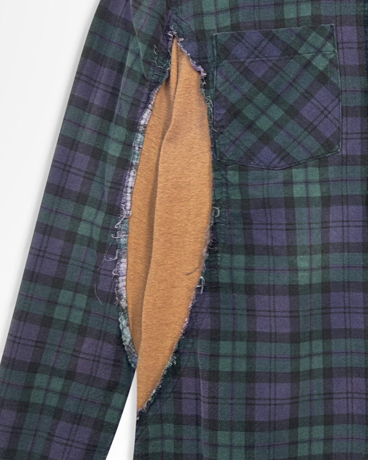 Undercover, SS05 Raw Cutout Check Shirt