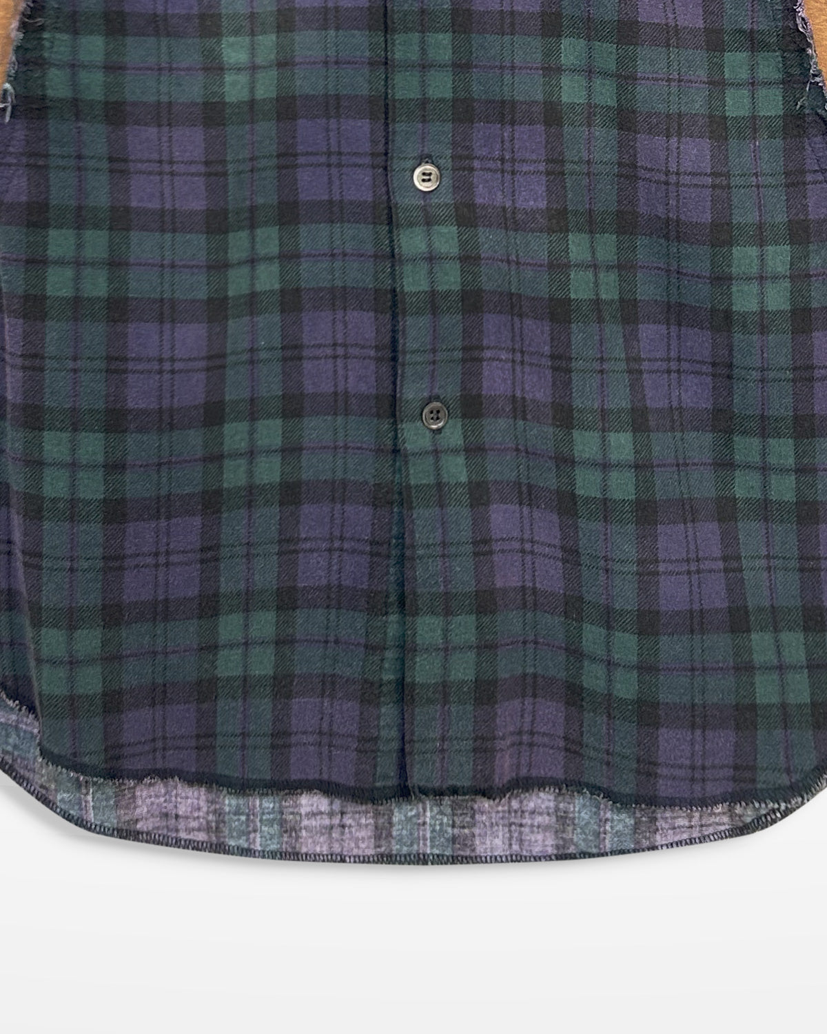 Undercover, SS05 Raw Cutout Check Shirt
