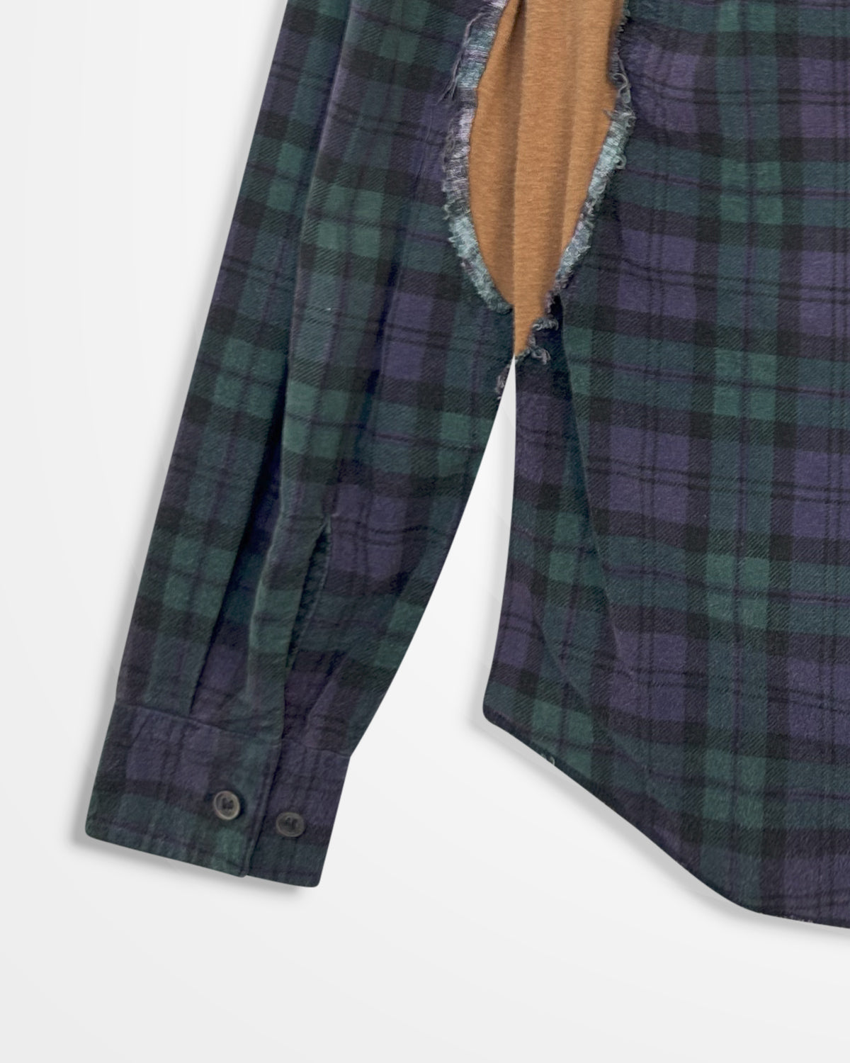 Undercover, SS05 Raw Cutout Check Shirt