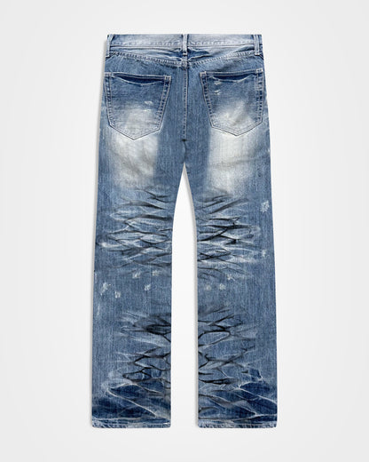 Semantic Design, Printed Distressed Jeans