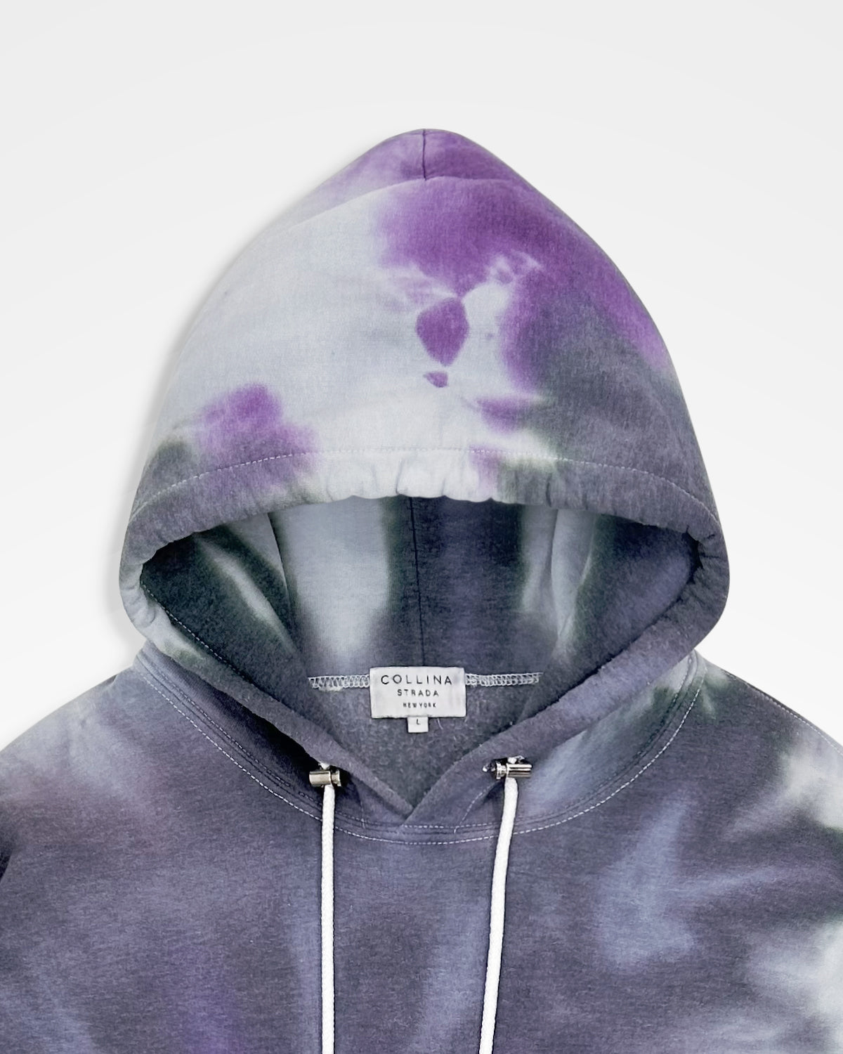 Collina Strada, AW20 Spiral Curved Hem Hoodie